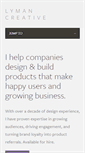 Mobile Screenshot of lymancreative.com